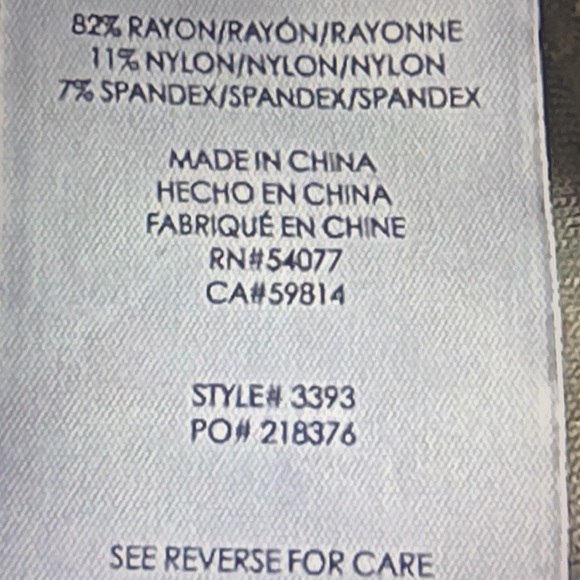 NWOT CAbi Jungle Trousers Size 10 - Picture 3 of 8